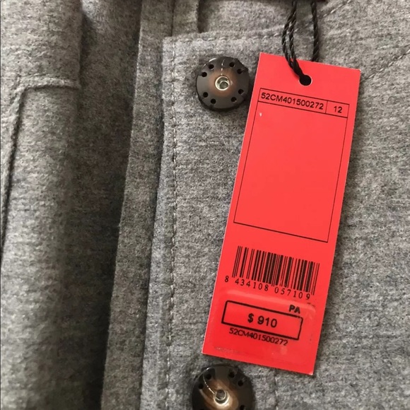 Carolina Herrera Jacket Pleated Hem Sz 12 Wool - Picture 11 of 12